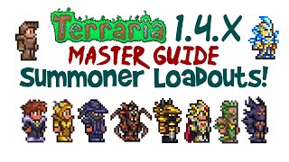 Best Terraria Summoner Loadout Guide 14x Master Mode PreHardmode amp Hardmode Progression [upl. by Rudolph335]