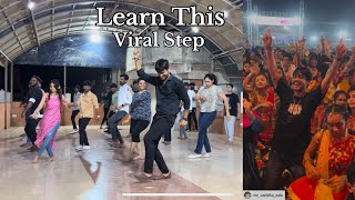 Learn This Viral Step ♥️  Timli  ShivShaktiGarbaClass shorts viralshorts garba navratri [upl. by Drawets]