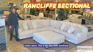 The Rawcliffe Sectional by Ashley Furniture The King in Comfort [upl. by Adahsar752]