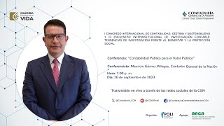 Conferencia “Contabilidad Pública para el Valor Público” [upl. by Underwood544]