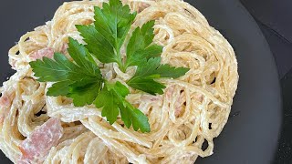 Готовлю пасту карбонара для просмотра сериала 🍝 паста карбонарарецептrecipeбекон shortsvideo [upl. by Christean]