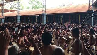 Mattannur Sankarankutty performing in Ernakulam Siva Temple festival 2018 [upl. by Bunni267]