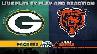 Packers vs Bears Live Play by Play amp Reaction [upl. by Modesty636]