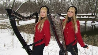 CAROL OF THE BELLS Harp Twins Electric Harp [upl. by Pepita]