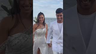 Marcos Asensio y Sandra Garal comienzan los festejos de su boda con una espectacular preboda [upl. by Odrick188]