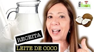 Receita de leite de coco [upl. by Nilreb]