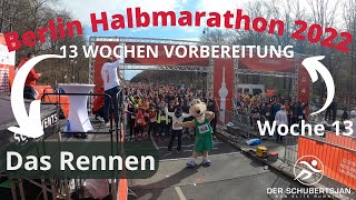 Berlin Halbmarathon 2022  13 Wochen Vorbereitung DAS RENNEN [upl. by Nimesh]