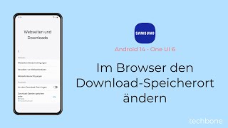 Im Browser den DownloadSpeicherort ändern Samsung Internet [upl. by Yral243]