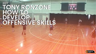 Tony Ronzone Clinic  How to Develop Offensive Skills [upl. by Kolodgie]