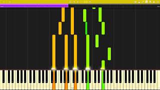 Robert Schumann  Kinderszenen Op 15  07  Reverie Träumerei Synthesia Tutorial [upl. by Stepha]