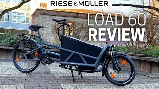 Riese amp Müller Load 60 Review  Vielseitiges Lastenrad im Test [upl. by Htebsle105]