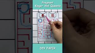 Pregnancy process41 Kinger queenie pregnancyprocess diypregnant diypaper asmr diycraft [upl. by Ahsinoj393]