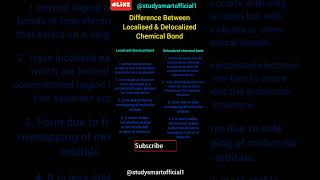 Difference Between Localized amp Delocalized chemicals Bond organicchemistryMSC 1st semester bsc [upl. by Eugenides]