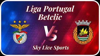 Live Football Benfica vs Rio Ave  Liga Portugal Betclic R9  Watch LIVE Football [upl. by Ennairrek]