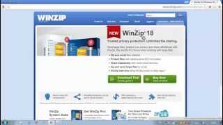 How To Use Winzip To Extract Files Tutorial [upl. by Nesnaj]