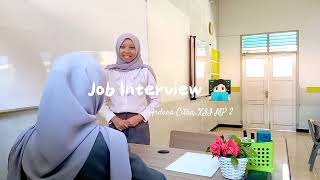 JOB INTERVIEW  ARDARA CITRA XII MP 2 [upl. by Clover]