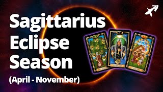 SAGITTARIUS  quotA Happy New Directionquot April 30th  November 8th  2022 Eclipse Season Tarot Reading [upl. by Ennovaj354]