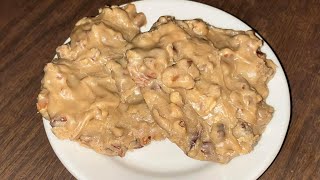 Louisiana Pralines Recipe  How To Make Pralines AKA Pecan Candy In The Microwave [upl. by Meesan]