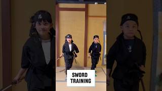 Ninjas Sword Training ninja katana sword [upl. by Adnovad]