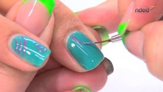 Nail Art Décor été avec Vernis Semi Permanent pour Ongles  rbnailsde [upl. by Aital]