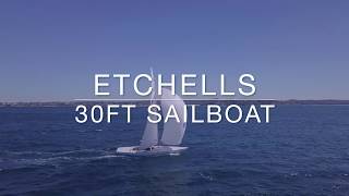 Etchells 30ft Daysailer Sailboat [upl. by Hanforrd]