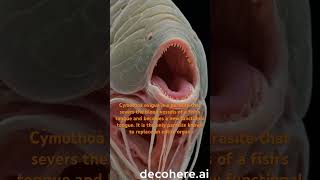 Cymothoa exigua is a parasite 🦠  knowledge facts science fish news [upl. by Asiela]