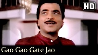 Gao Gao Gate Jao  Jeetendra  Moushumi  Udhar Ki Zindagi  Hindi Hit Songs  Anand Milind [upl. by Mears]