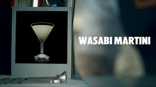 WASABI MARTINI DRINK RECIPE  HOW TO MIX [upl. by Allegna]