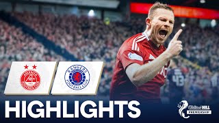 Aberdeen 21 Rangers  Aberdeen Extend undefeated Streak  William Hill Premiership [upl. by Grani877]