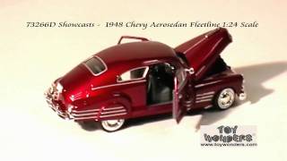 73266DShowcasts1948ChevyAerosedanFleetline124DiecastWholesalempg [upl. by Nibot]