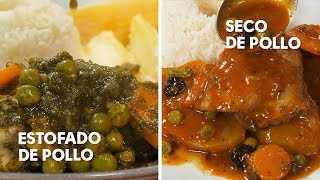 Cómo cocinar el estofado de pollo y el seco de pollo peruano  BUENAZO [upl. by Nnaeiram]