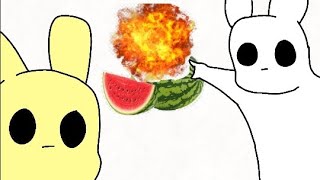 exploding watermelon meme RAIN WORLD EDITION [upl. by Thomson771]