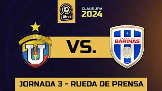 Rueda de prensa pospartido  VenezuelaEsFUTVE  UCV VS Inter de Barinas [upl. by Hairej]