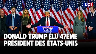 Donald Trump élu 47ème président des ÉtatsUnis｜LCI [upl. by Laurentium]