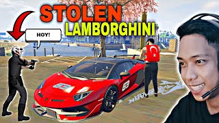 Stealing a quotLAMBORGHINI SVJquot sa POLICE STATION  GTA 5 solid😲 [upl. by Odnavres]