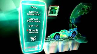 Cars 2 DVD menu walkthrough [upl. by Sabella292]