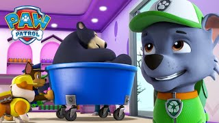 Pups rescue a sleeping bear family and more animals  PAW Patrol  Cartoons for Kids Compilation [upl. by Nomaj]