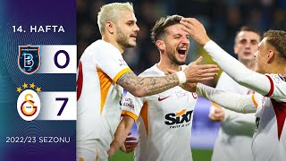 Medipol Başakşehir 07 Galatasaray  14 Hafta  202223 [upl. by Anohs]