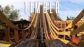 Timber  Walibi RhôneAlpes  Onride [upl. by Yemirej354]