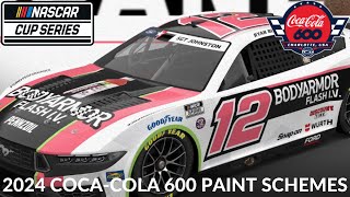 2024 CocaCola 600 Paint Schemes [upl. by Ahcsropal]