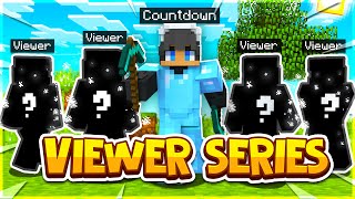 THE BEST START TO A VIEWER SERIES ON NEW OP SKYBLOCK SERVER  Minecraft Skyblock  PvPWars [upl. by Minoru]