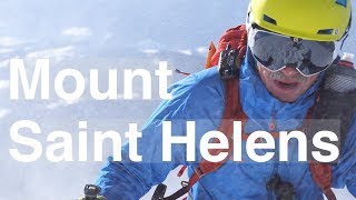 Mount St Helens Climbing and Skiing an Active Volcano [upl. by Arbas]