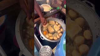 Most popular streetfood in Ghana Koose streetfood ghanastreetfood seemychow [upl. by Bartolemo796]