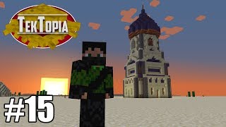 TekTopia 15  Starting a New Village Minecraft Villager Mod [upl. by Nhabois15]