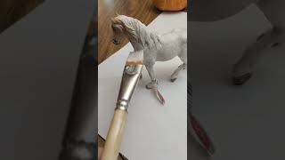 🖤Customizing my schleich 🤍 customization schleich [upl. by Halfon35]