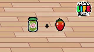 Toca Boca Food Recipes 🥧 Toca Life World 🍓 [upl. by Htebilil]