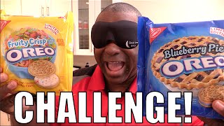 OREO Blindfold Taste Testing Fruity Crisp amp Blueberry Pie Oreo [upl. by Abran432]