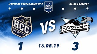 16082019 HC La chauxdeFonds – Rapaces de Gap Fra 13 [upl. by Hasina]