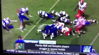 Its still loose  Florida AampM  Hampton fumble 9811 [upl. by Sonja]