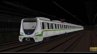 OpenBVE  Nanning Railway Transit Line 1 [upl. by Marlyn480]